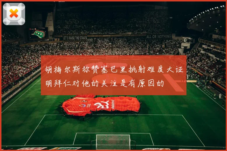 胡梅尔斯称赞塞巴里挑射难度大证明拜仁对他的关注是有原因的